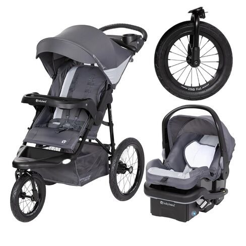 Baby Trend Expedition® Zero Flat Jogger with LED Lights, Dash Grey in Kuwait