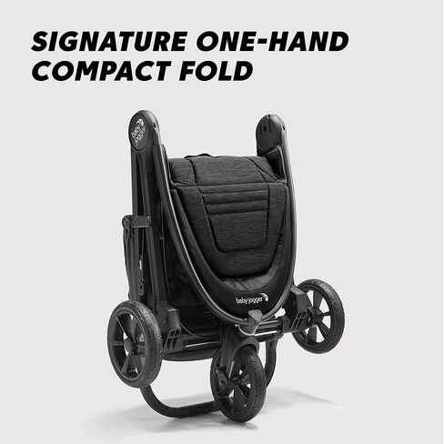 Baby Jogger City Mini GT2 All-Terrain Stroller Black Complete with Adjustable Handlebar Hand-Operated Parking Brake and car seat Adapter in Kuwait