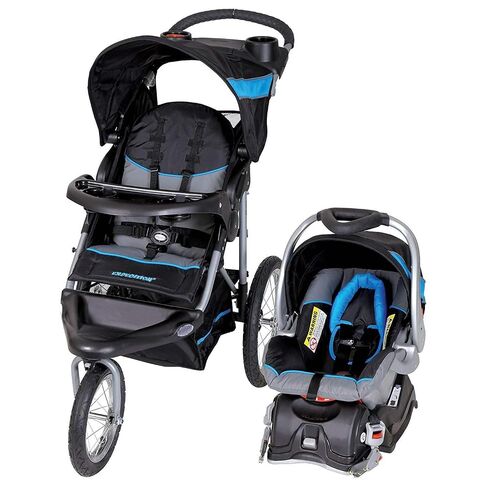 Baby Trend Expedition® Jogger Travel System with EZ Flex-Loc® Infant Car Seat, Millenium Blue in Kuwait