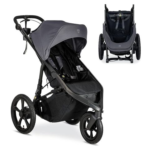 BOB Gear Wayfinder Jogging Stroller — Nightfall | Sleek, Slim Jogger Stroller; Running Stroller With Independent Dual Suspension & Air-Filled Tires; Infant Car Seat Compatible in Kuwait