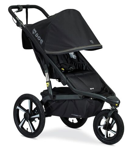 BOB Gear Alterrain Pro Jogging Stroller — Black | All Terrain, All Weather Jogger Stroller; SmoothShox Suspension & Air-Filled Tires; Car Seat Compatible in Kuwait