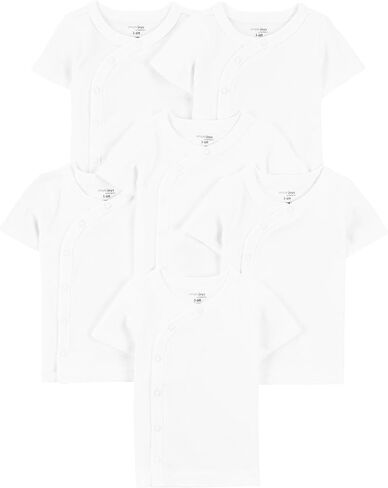 Simple Joys by Carter's Baby 6-Pack Side-snap Short-Sleeve Shirt in Kuwait