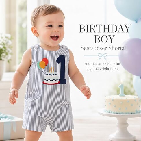 Mud Pie Baby Boys 1st Birthday Outfit, Birthday Boy Onesie, 12-18 Months in Saudi Arabia