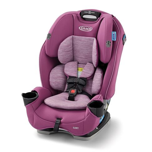 Graco Slimfit 3-in-1 Convertible Car Seat, Slim Car Seat with Space-Saving Design, Highback Booster Seat with 10-Position Headrest, Rear Facing and Forward Facing Carseat, Jarret in Kuwait