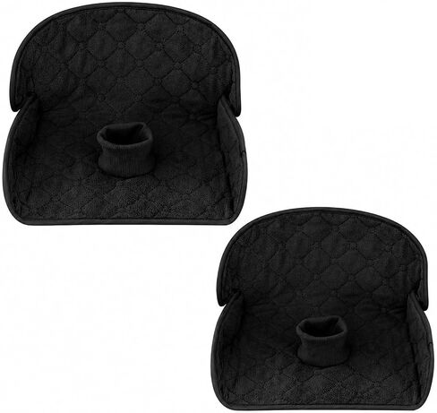 PandaEar 2 Pack Infant Car Seat Protector for Potty Training, Waterproof Piddle Pads Cover Car Seat & Stroller Protector for Babies & Toddlers, Machine Washable, Non-Slip Backing (Grey) in Kuwait