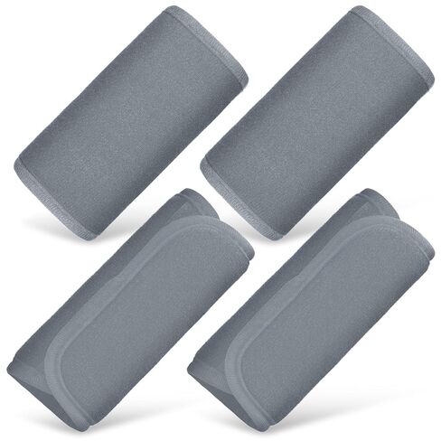 Riakrum 4 Pcs Baby Car Seat Belt Covers for Kids,Black,5.7 x 2.6 Inch in Kuwait