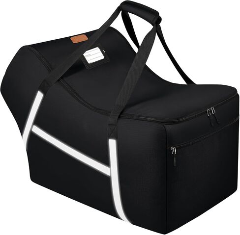 Infant Car Seat Travel Bag for Airplane Compatible with All Nuna Pipa Car Seat and Base,Chicco KeyFit 30 and Base, Padded Car Seat Bags for Air Travel,Car Seat Gate Check Bag with Side Pocket, Black in Saudi Arabia