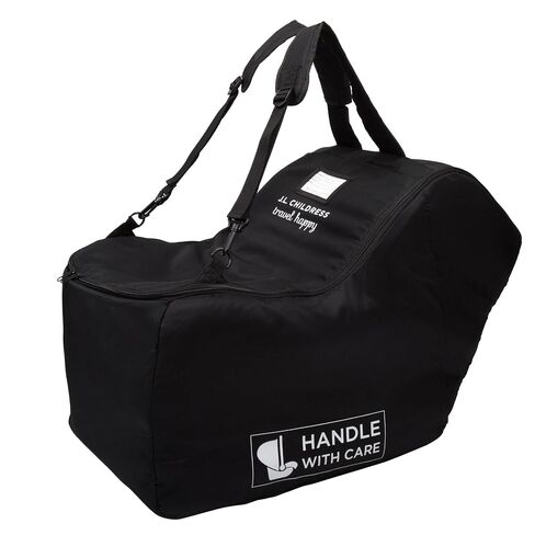 J.L. Childress Padded Infant Car Seat Bag - Travel Bag for Airplane, Fits Most Baby & Infant Car Seats, Compatible with UPPAbaby, Nuna, & Chicco, Airport Accessories, AirTag Compatible- Premier, Black in Kuwait