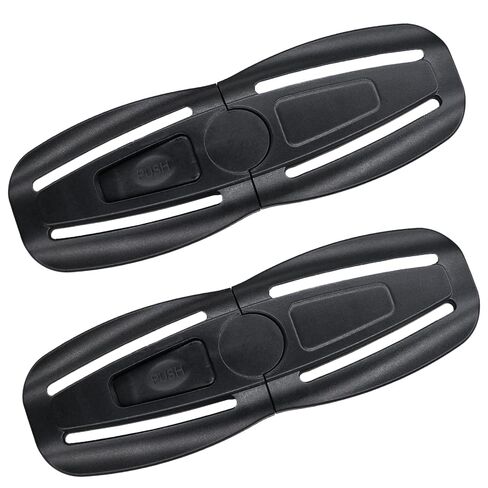 Universal Child Seat Chest Harness Clip and Baby Seat Chest Harness Clip Buckle Universal Replacement for Kids Trend Adjustable Guard(Black) in Kuwait