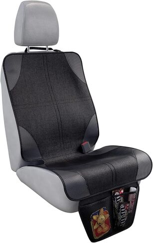 lebogner Back Seat Cover for Kids, 2 Pack X-Large Waterproof Kick Mats Backseat Protector, Durable Car Seat Back Protectors for Vehicles to Protect from Dirt, Mud & Scratches, Fits Most SUVs and Vans in Kuwait