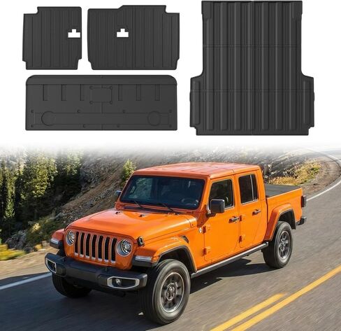Truck Mat Compatible with 2020-2026 Jeep Gladiator JT 2nd Row Backrest Mats Rear Seat Back Protector for 2025 Gladiator Accessories in Kuwait