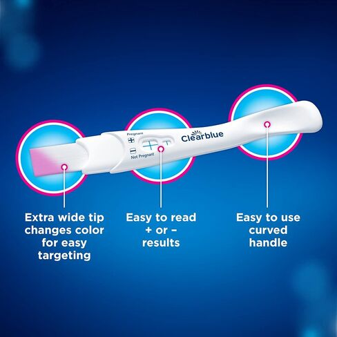 Clearblue Pregnancy Test Combo Pack, 4ct - Digital with Smart Countdown & Rapid Detection - Value Pack in Kuwait