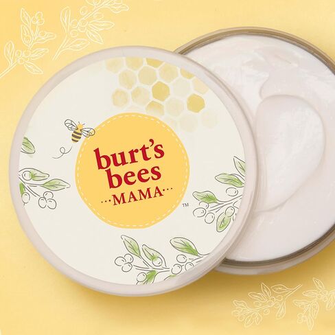 Burt's Bees Mama Belly Butter Stretch Mark Cream for Pregnancy Massages Body & Reduces Scar Appearance, Prenatal & Postnatal Tummy Skin Care, Shea Butter & Vitamin E Rich Formula, 6.5 Oz Tub in Kuwait