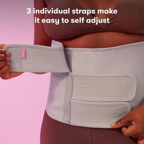 Frida Mom Belly Binder, Postpartum Essentials for Natural and C-Section Recovery, Adjustable Compression Wrap, After Birth Brace, Abdominal Band, 9" High in Kuwait