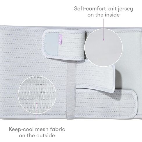Frida Mom Belly Binder, Postpartum Essentials for Natural and C-Section Recovery, Adjustable Compression Wrap, After Birth Brace, Abdominal Band, 9" High in Kuwait