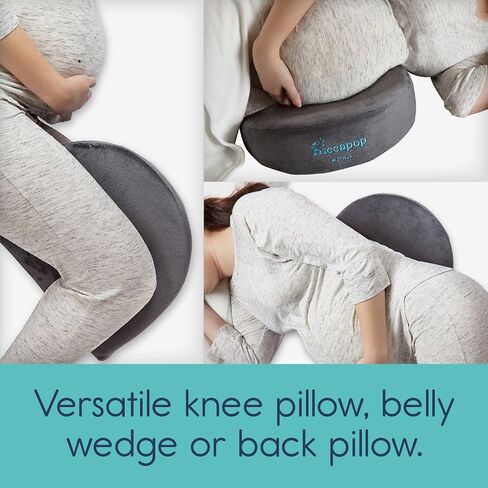 Hiccapop Pregnancy Wedge Pillow, Maternity Pillow Support Belly, Legs, Back in Kuwait