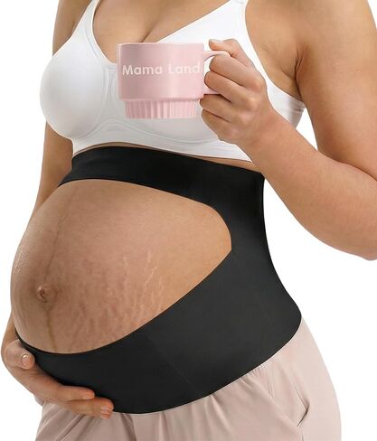 Mama Land "EasySupport" One Piece Pregnancy Belly Band, Maternity Support Belt, Back & Pelvic Pain Relief, Pregnant Underwear in Kuwait