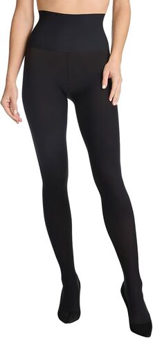 commando - Ultimate Opaque Matte Tights | Smoothing Waistband | Comfortable Hosiery | Women’s Tights for Dresses & Skirts | Black, Medium in Kuwait