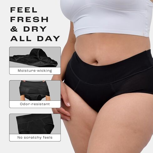 Bambody Period Underwear for Women - Bamboo Rayon - Overnight Protection in Kuwait