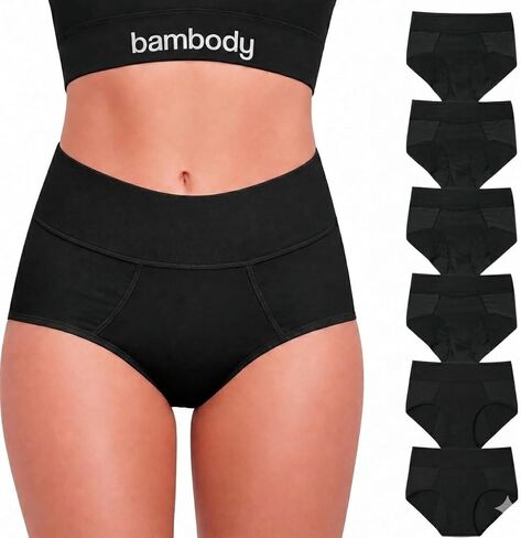 Bambody Period Underwear for Women - Bamboo Rayon - Overnight Protection in Kuwait