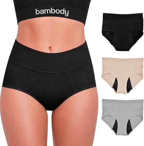 Bambody Period Underwear for Women - Bamboo Rayon - Overnight Protection in Kuwait
