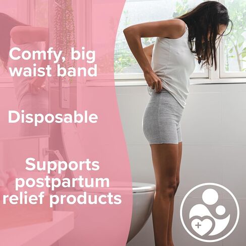 Dr. Talbot's Mom Postpartum Underwear - 8 Count - Disposable Panties for Postpartum Care - Gray in Kuwait