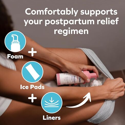 Dr. Talbot's Mom Postpartum Underwear - 8 Count - Disposable Panties for Postpartum Care - Gray in Kuwait