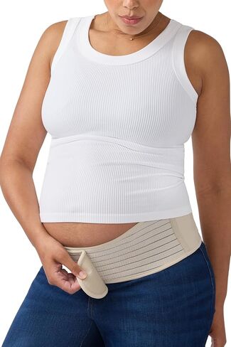 Ingrid & Isabel | Basics Maternity Support Belt | Adjustable Pregnancy Belly Band for Women (Black | Small/Medium) in Kuwait