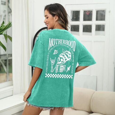 Nursing Shirts for Breastfeeding Zipper Maternity Summer Shirt for Women Motherhood Breast Feeding Friendly Tops(Green,M) in Kuwait