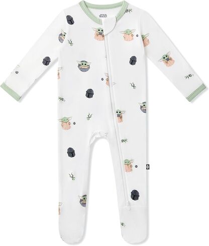 KYTE BABY Infant and Toddler Dual Zipper Footie, Ultra-Soft Rayon Made From Bamboo Sleeper, Boys and Girls Pajamas in Kuwait