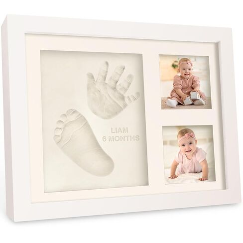 KeaBabies Baby Hand and Footprint Kit,Quick Dry Clay Baby Footprint Kit (Alpine White) in Saudi Arabia