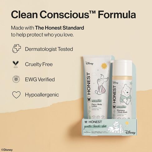 The Honest Company Shampoo & Lotion Bundle, Disney Design, 18.5 fl oz in Kuwait