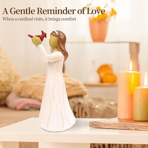 Sympathy Gifts for Loss of Loved One: 5.5" Cardinal Gifts for Women - Sympathy Gift for Loss of Mother Baby - Hand-Painted Bereavement Memorial Gifts for Lover and Friend in Kuwait