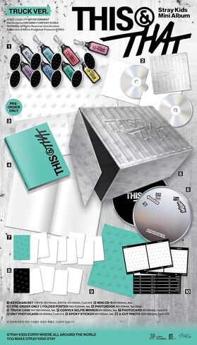 SKZ Stray-Kids THIS & THAT [TRUCK Ver.] 10th Mini Album THIS and THAT (Limited Edition) in Kuwait