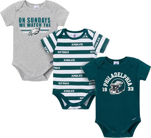 Gerber NFL Baby Boys 3-Pack Onesie Bodysuit in Saudi Arabia