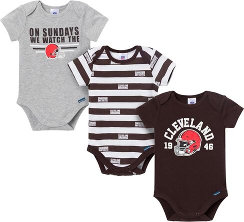 Gerber NFL Baby Boys 3-Pack Onesie Bodysuit in Saudi Arabia