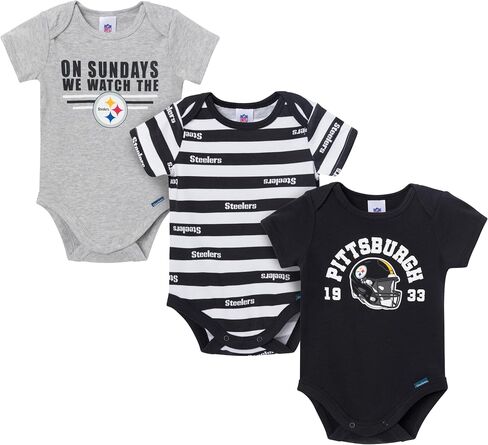 Gerber NFL Baby Boys 3-Pack Onesie Bodysuit in Saudi Arabia