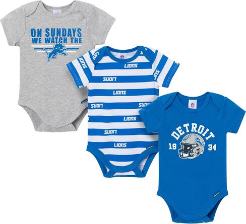 Gerber NFL Baby Boys 3-Pack Onesie Bodysuit in Saudi Arabia