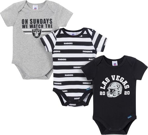 Gerber NFL Baby Boys 3-Pack Onesie Bodysuit in Saudi Arabia