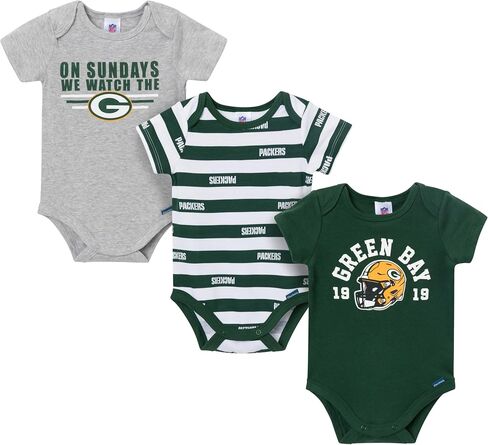 Gerber NFL Baby Boys 3-Pack Onesie Bodysuit in Saudi Arabia