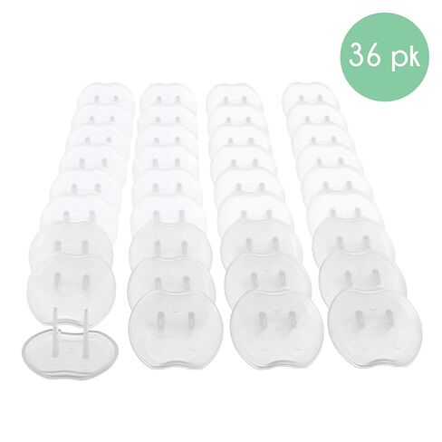 Little Chicks Outlet Plug Covers - Electrical Covers Baby Proofing - 36 Pcs | Baby Proof Outlet Plug Covers - Easy to Install - Helps Keep Electrical Outlets Covered in Kuwait