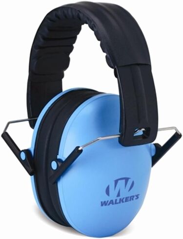 Walker's Low Profile Lightweight Padded Headband Adjustable Folding Noise-Reducing Hearing Protection Earmuffs in Kuwait