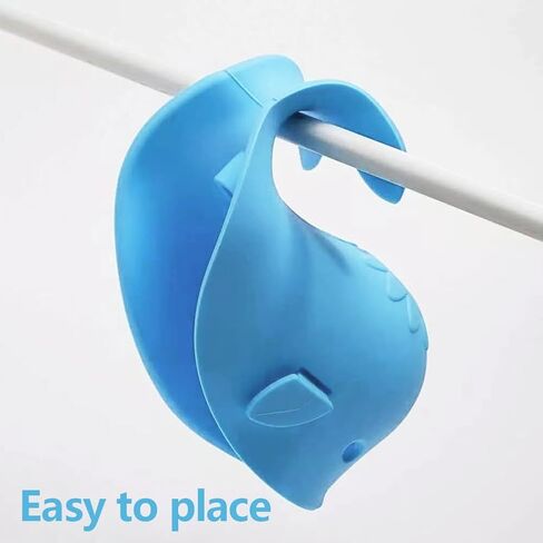 Baby Bathtub Faucet Cover, Baby Safety Protection Silicone Toys, Bath Spout Cover Baby Bathtub, Faucet Cover Baby Bathtub Silicone Whale for Kids, Toddler, Infant, Gifts for Children in Kuwait