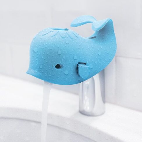Baby Bathtub Faucet Cover, Baby Safety Protection Silicone Toys, Bath Spout Cover Baby Bathtub, Faucet Cover Baby Bathtub Silicone Whale for Kids, Toddler, Infant, Gifts for Children in Kuwait