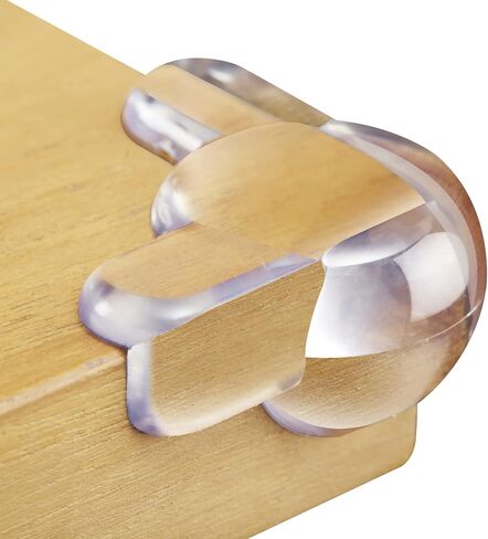 Corner Protectors for Baby (12 Pack) - Patented - New & Improved Edge Protector for Baby – Transparent Corner Protectors - Baby Safety Products to Baby Proof Corners and Edges in Kuwait