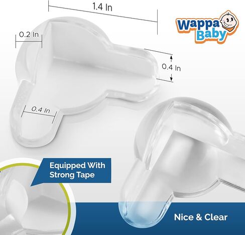 Corner Protectors for Baby (12 Pack) - Patented - New & Improved Edge Protector for Baby – Transparent Corner Protectors - Baby Safety Products to Baby Proof Corners and Edges in Kuwait