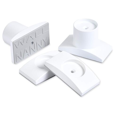 Wall Nanny Extender - 4 Inch Baby Gate Extension Kit (Made in USA) Extends Pressure Mounted Gates 4 Inches + Protects Walls - for Child, Pet & Dog Gates - Protector (4 Pack) in Saudi Arabia