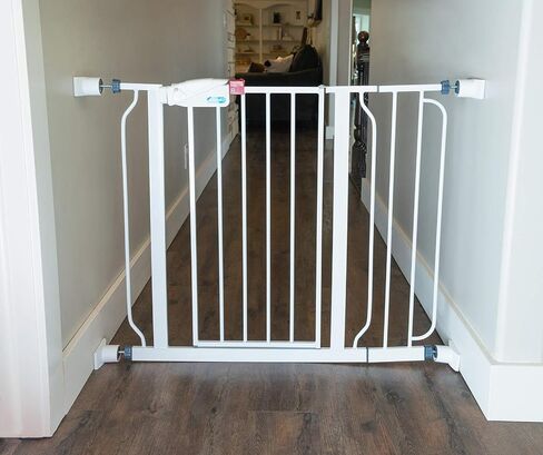 Wall Nanny Extender - 4 Inch Baby Gate Extension Kit (Made in USA) Extends Pressure Mounted Gates 4 Inches + Protects Walls - for Child, Pet & Dog Gates - Protector (4 Pack) in Saudi Arabia