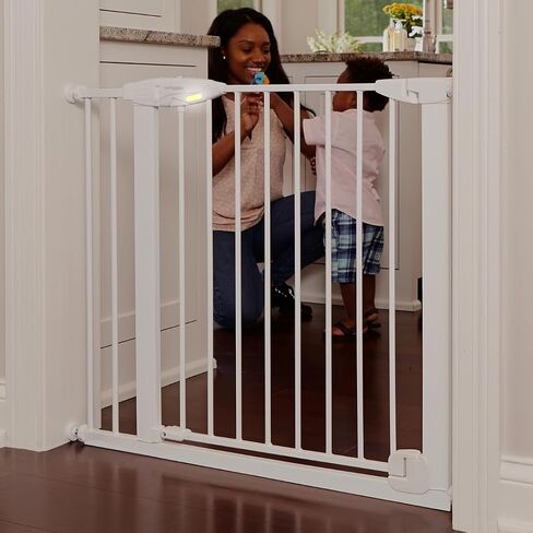 Toddleroo by North States - Riverstone Extra Tall & Wide Baby Gate: Pressure Mounted Baby Gate for Doorways - Adjustable 29.75 to 52 Inches Wide - 36 Inches Tall - Graphite in Saudi Arabia