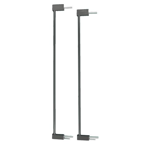 Qdos Safety Designer Gate Extensions for Crystal and Spectrum Pressure Mount Baby Gates | Slate | Allows for use in wider door openings - Each Extension adds 2.75" to the gate - Includes 2 Extensions in Saudi Arabia